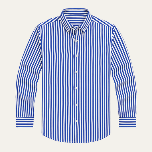 The London Striped Cotton Shirt for Men