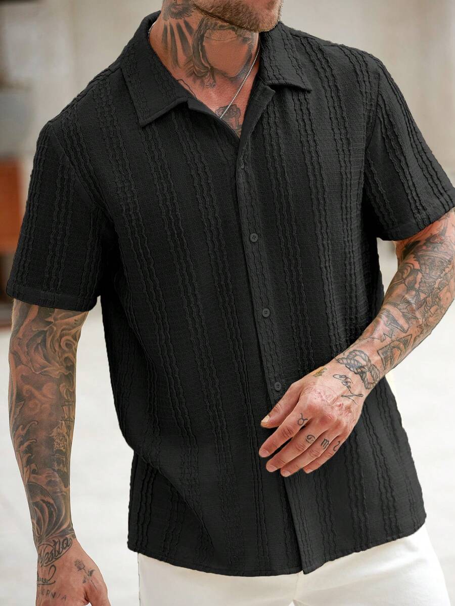 Men's Summer Shirt in Cool Cotton - Ideal for Outings