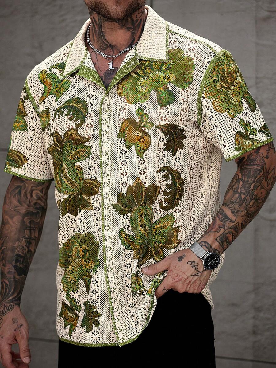 Men's Summer Shirt in Cool Cotton - Ideal for Outings