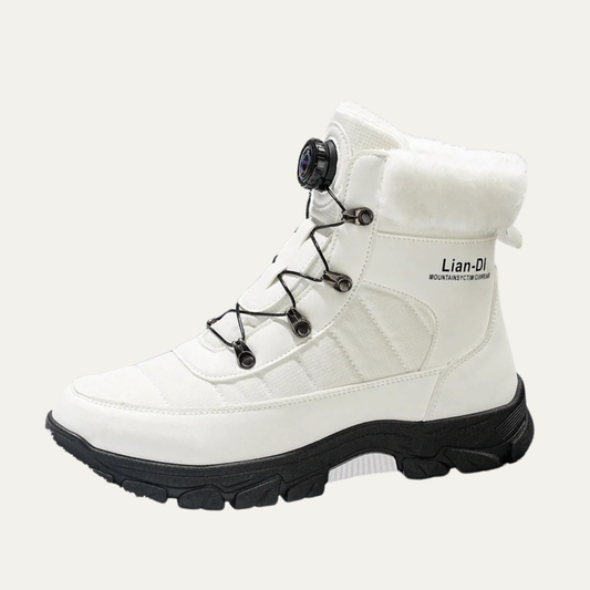 The Tarquinia Men’s Winter Warm Fur Lined High Top Anti Slip Snow Boots