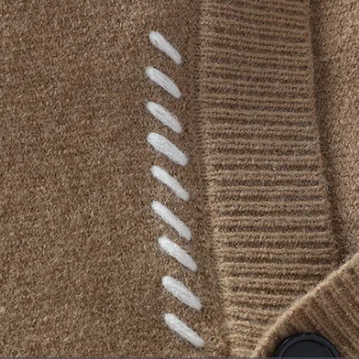 The Brexton Men’s Knitted Cardigan – Casual V Neck Button Down