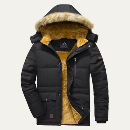 The Briarcliff Men’s Winter Parka Jacket with Detachable Hood