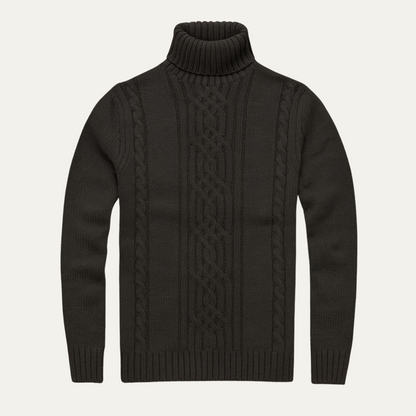 The Courchevel Knitted Turtleneck Sweater for Men - Merino Wool