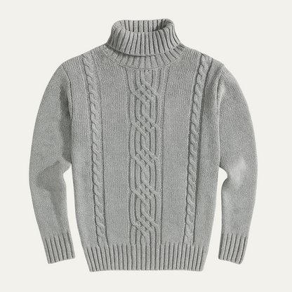 The Courchevel Knitted Turtleneck Sweater for Men - Merino Wool