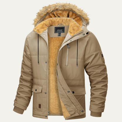 The Briarcliff Men’s Winter Parka Jacket with Detachable Hood