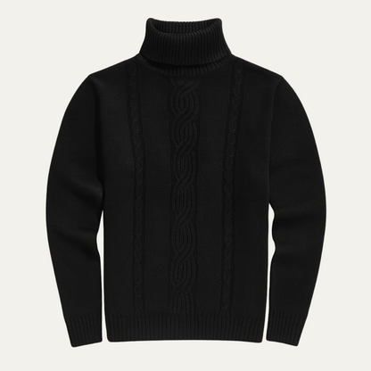 The Courchevel Knitted Turtleneck Sweater for Men - Merino Wool