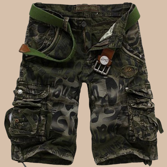 Men's Camouflage Cargo Shorts for Adventure and Travel