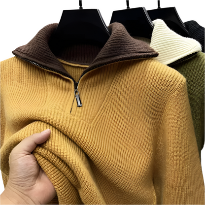 The Exeter Quarter Zip Sweater for Men
