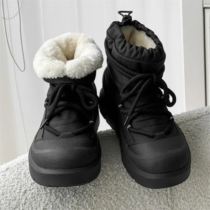 The Ladispoli Men’s Winter Fur Lined Anti Slip Casual Ankle Snow Boots