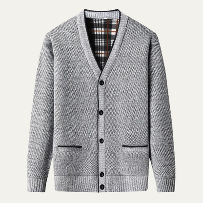 The Inverness Men's Classic Soft Knit Button Cardigan