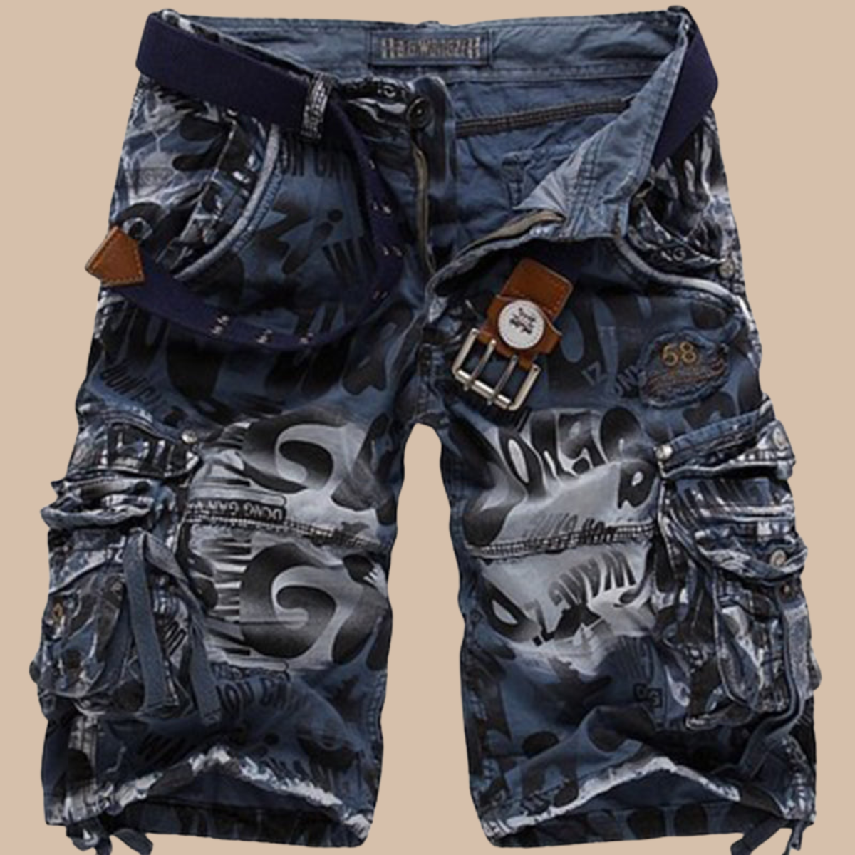 Men's Camouflage Cargo Shorts for Adventure and Travel