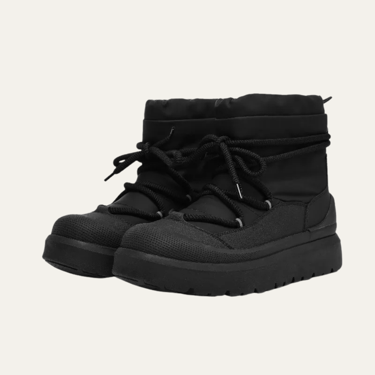 The Ladispoli Men’s Winter Fur Lined Anti Slip Casual Ankle Snow Boots