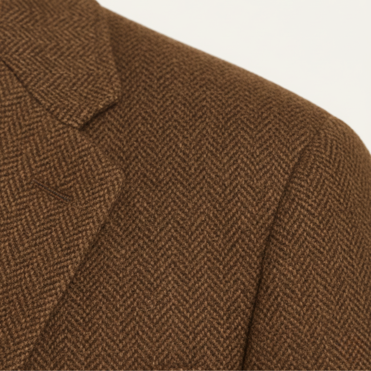 The Berwick Men’s Brown Smart Casual Tweed Blazer Coat
