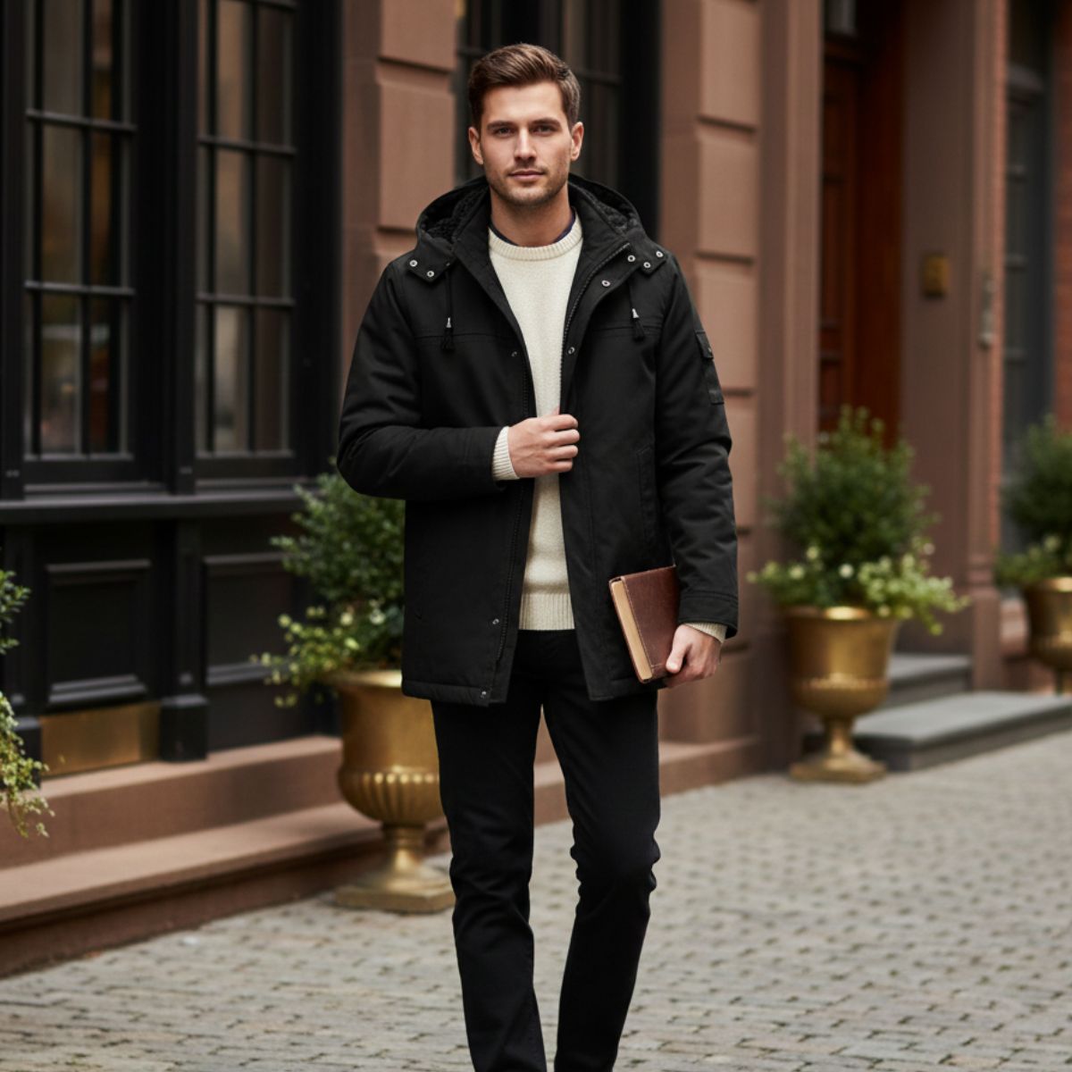 The Zermatt Men's Modern Parka Winter Jacket with Hood - 2025 Limited Edition