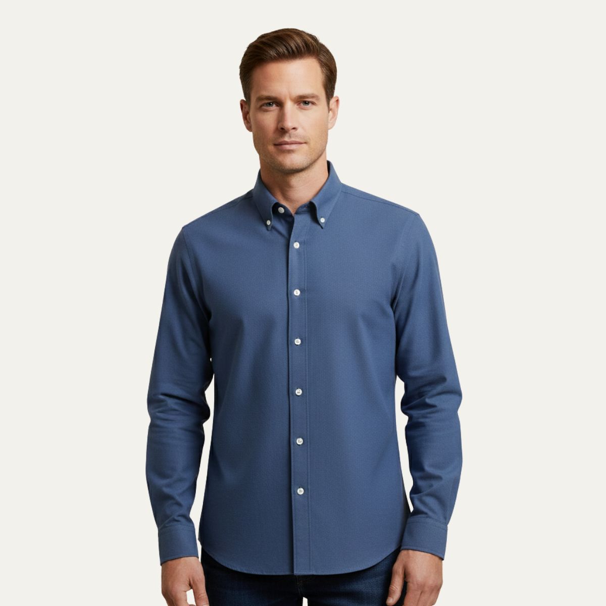 The Geneva Men’s Dress Shirt – Premium Cotton Poplin