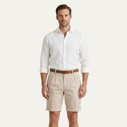 The Henwick Linen Shorts – Tailored Summer Shorts for Men