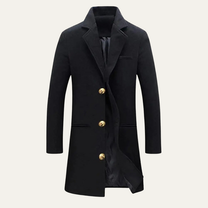 The Wandsworth Men’s Elegant Wool Blend Overcoat