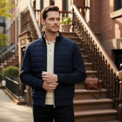 The Vendôme Casual Elegant Bomber Jacket for Men