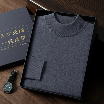 The Hillbourne Cashmere Sweater – Men's 100% Soft Luxury Knit Sweater