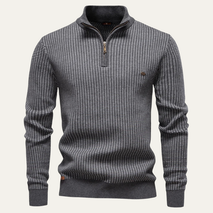The Conwy Men's Half Zip Warm Winter Sweater