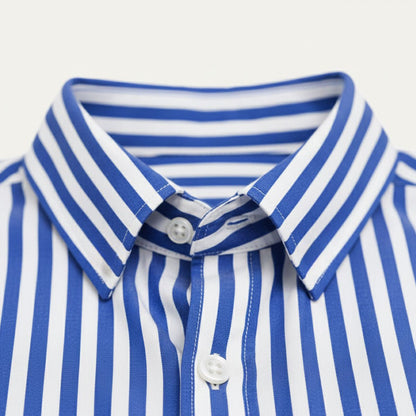 The London Striped Cotton Shirt for Men