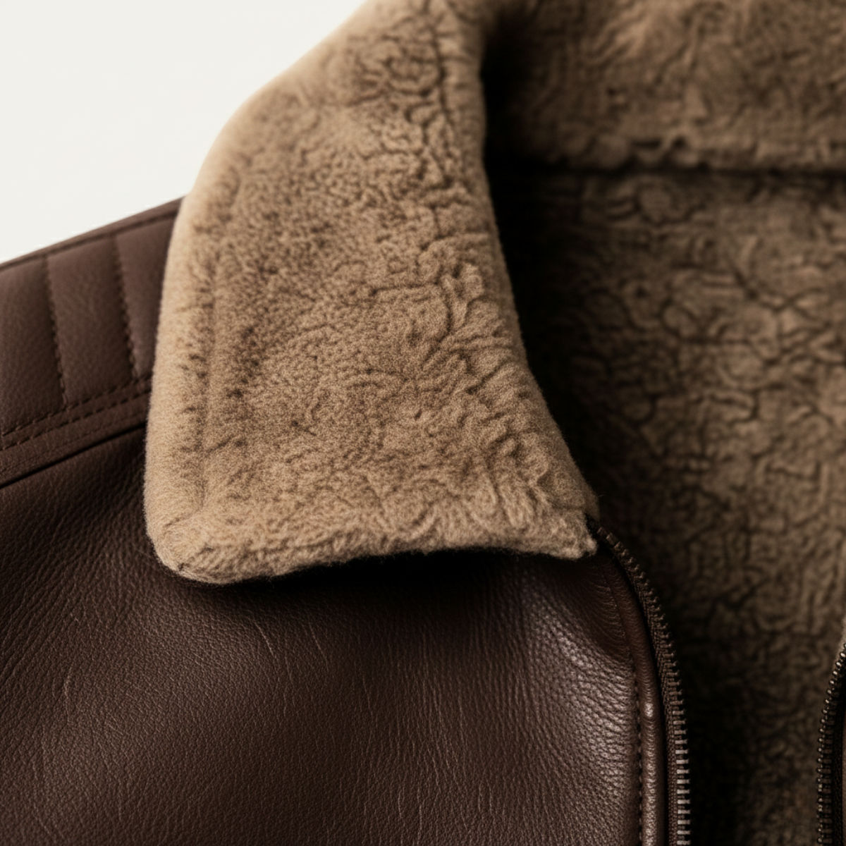The Pantelleria Men’s Winter Fleece Lined Leather Jacket
