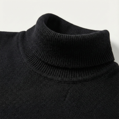 The Caernarfon Men’s Slim Fit Turtleneck Sweater