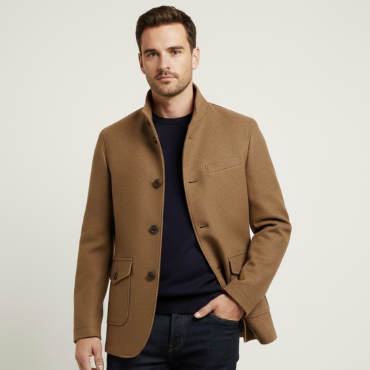 The Rome Wool Coat – Men’s Smart Tailored Overcoat