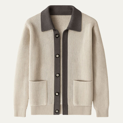 The Inverness Elegant Cardigan with Pockets for Men