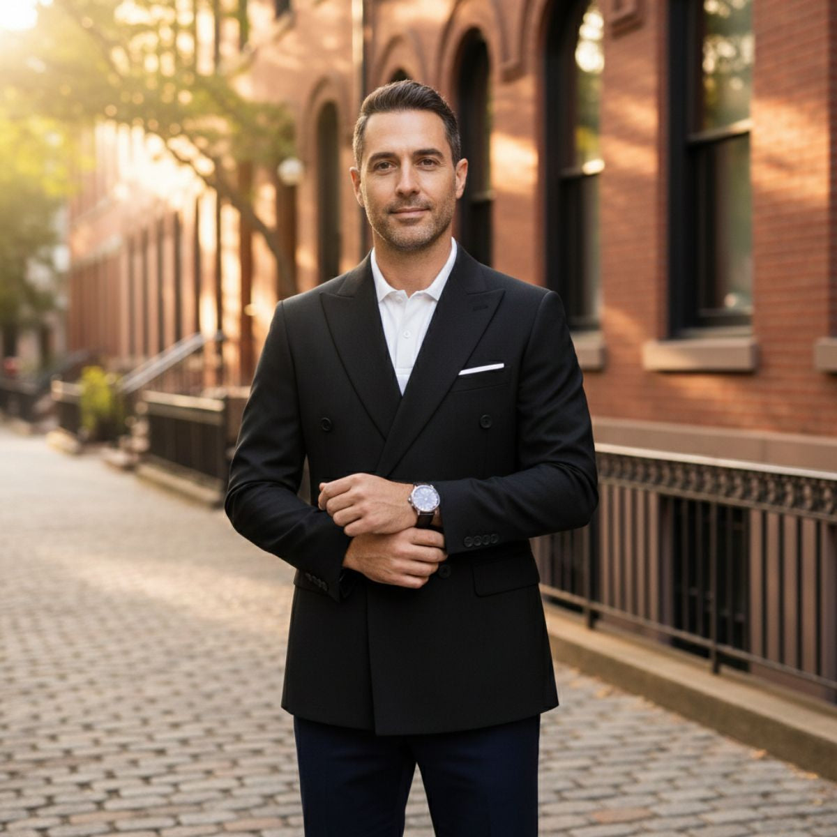 The Caldwell Men’s Lightweight Slim Fit Blazer Suit