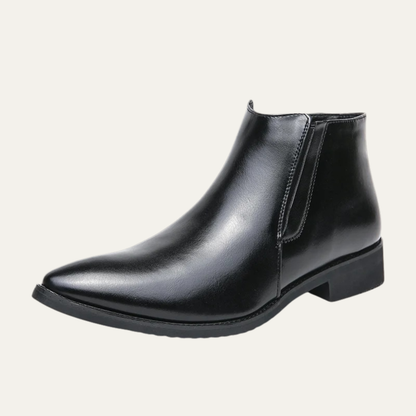 The Panarea Men’s Classic Leather Chelsea Slip On Boots
