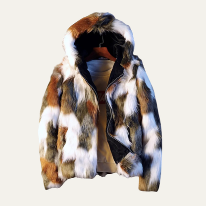 The Garda Porto Men’s Elegant Soft Fur Hooded Winter Jacket