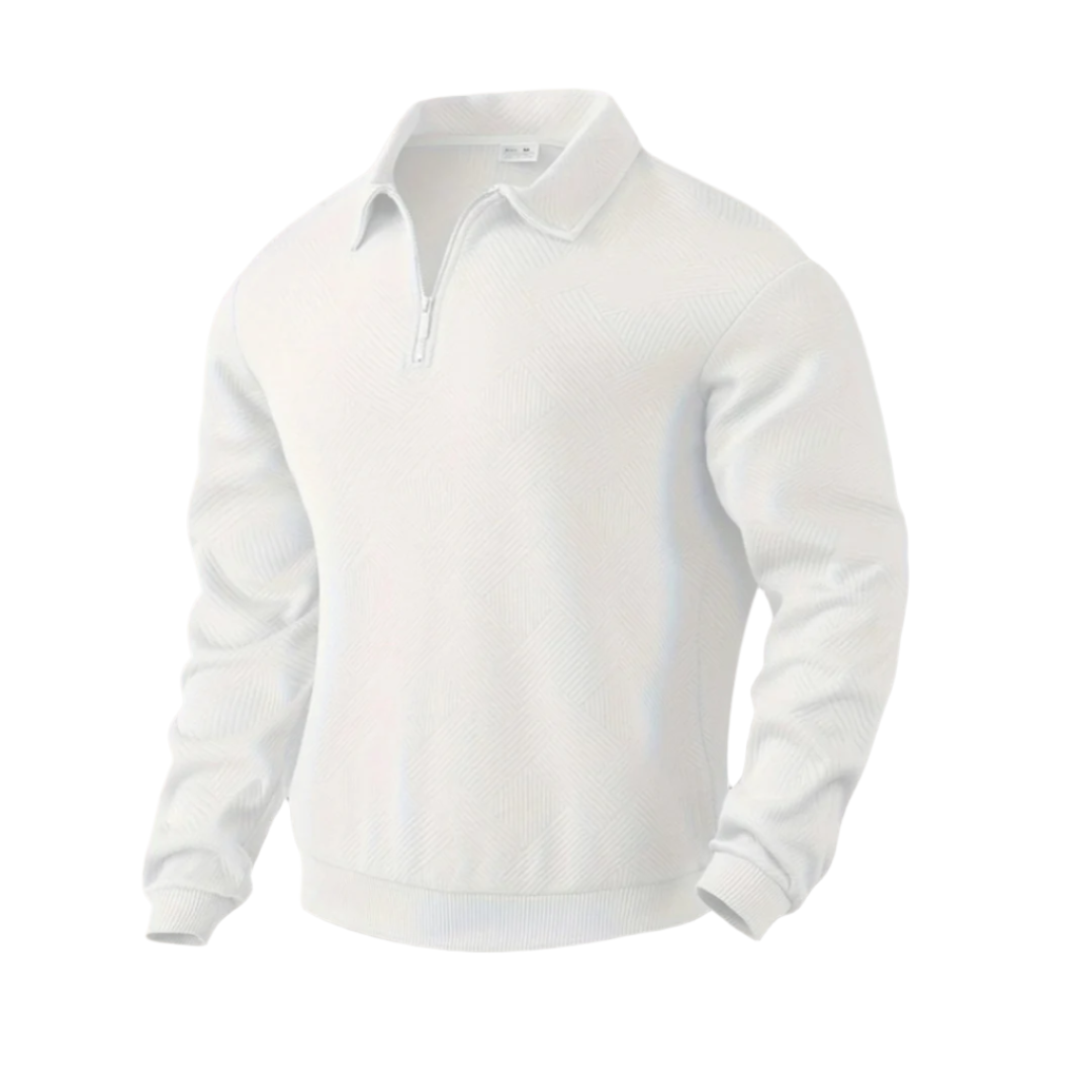 The Wexham Knit Quarter Zip Sweater for Men