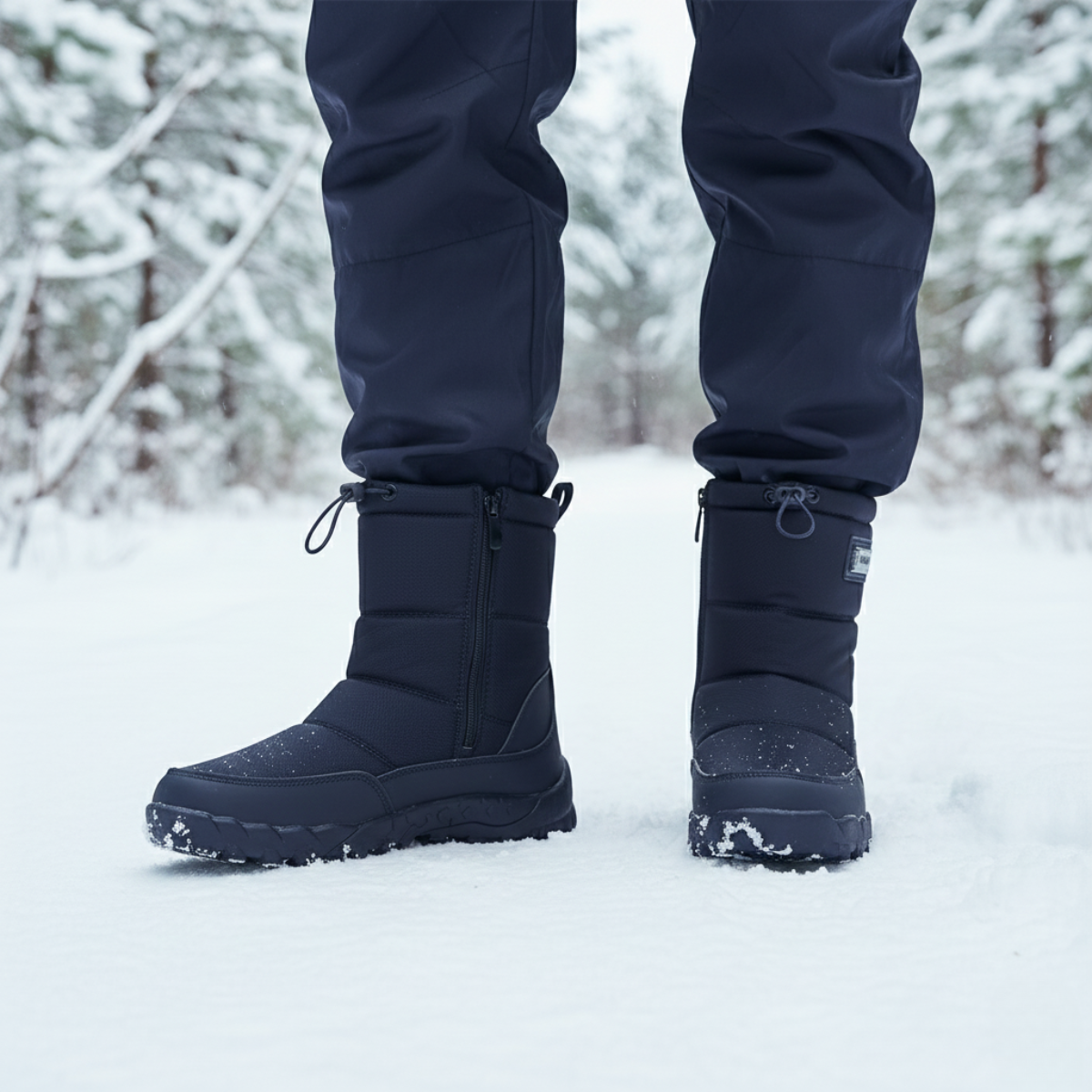 The Orvieto Men’s Warm Winter Insulated Anti Slip Snow Boots