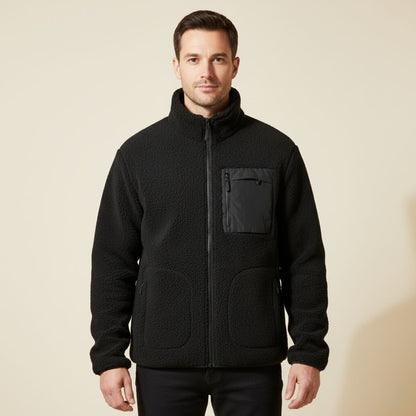 The Stresa Men’s Outdoor Warm Zip Up Fleece Jacket