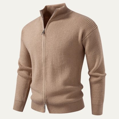 The Alberobello Men’s Winter Stand Collar Knitted Cardigan