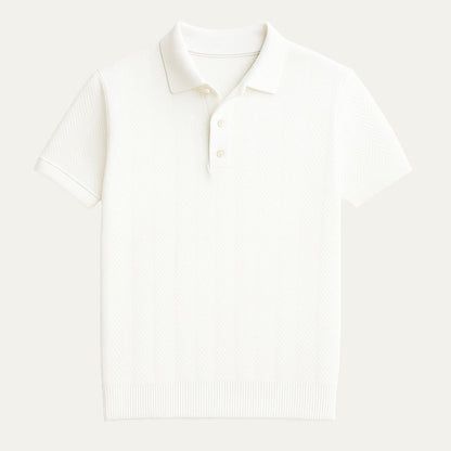 Men’s Casual Cotton Polo Shirt Vintage Style