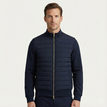 The Copenhagen Elegant Quilted Puffer Coat – Men’s Lightweight Jacket
