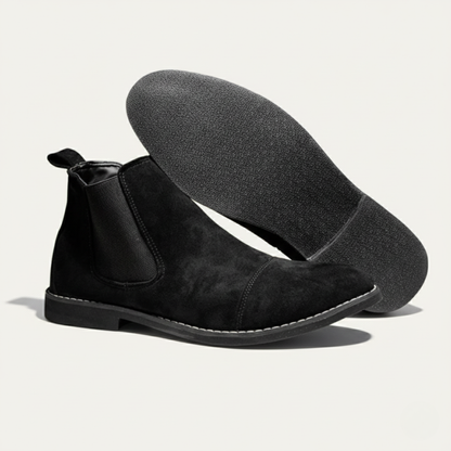 The Harris Men’s Classic Slip On Suede Chelsea Boots