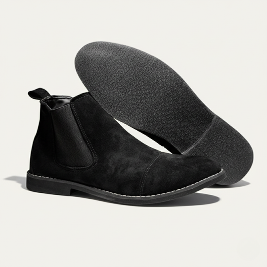 The Harris Men’s Classic Slip On Suede Chelsea Boots