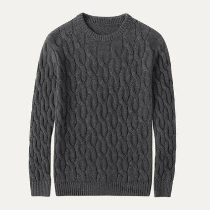 The Montemagno Men’s Cashmere Cable Knit Sweater