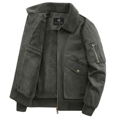The Leeds Fleece Lined Bomber Jacket for Men