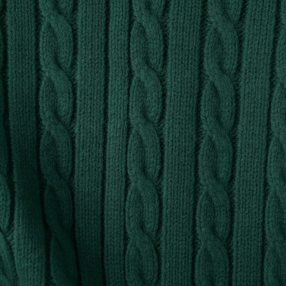 The Versailles Cashmere Merino Wool Knit Sweater for Men - Green