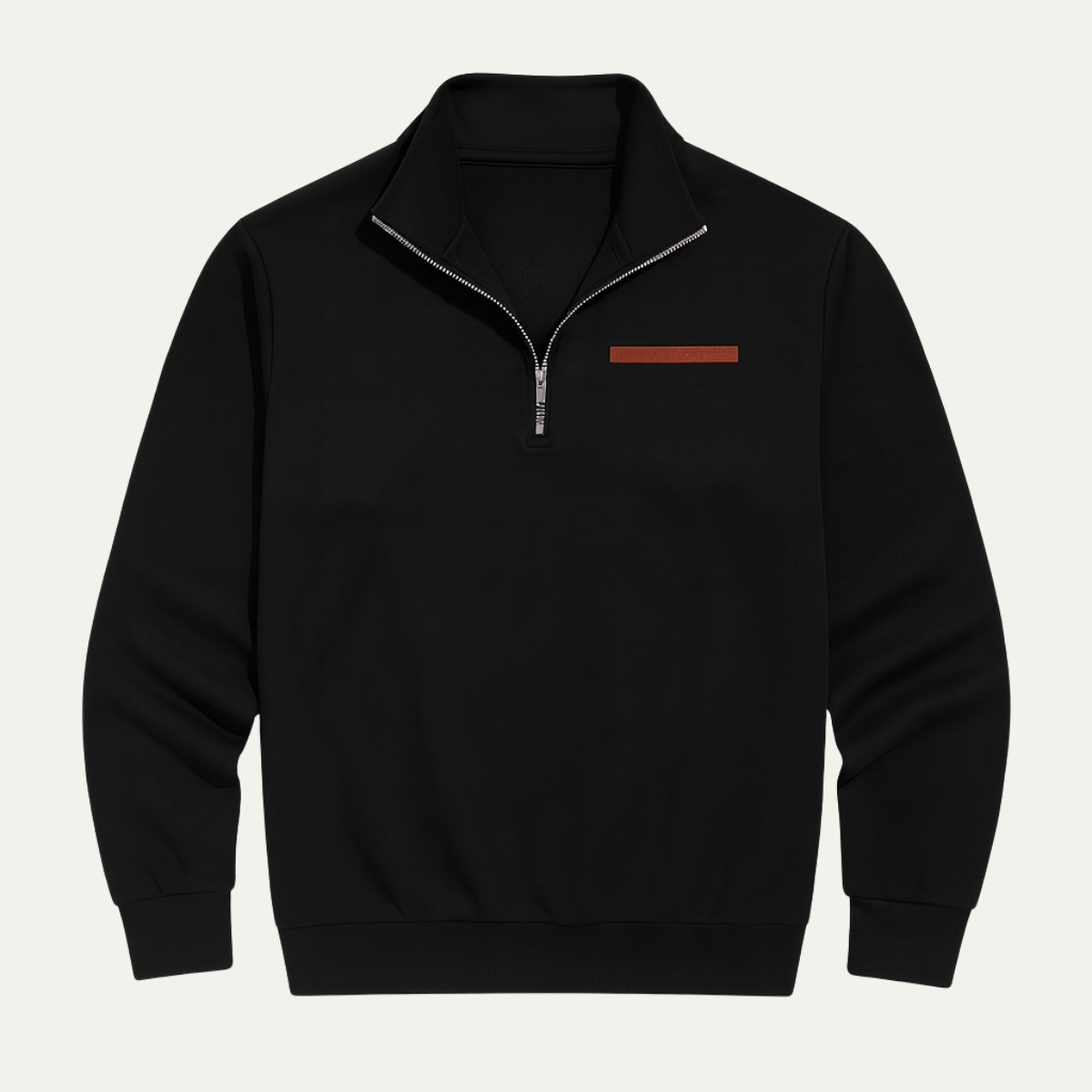 The Wexley Men’s Warm Stand Collar Casual Half Zip Sweater