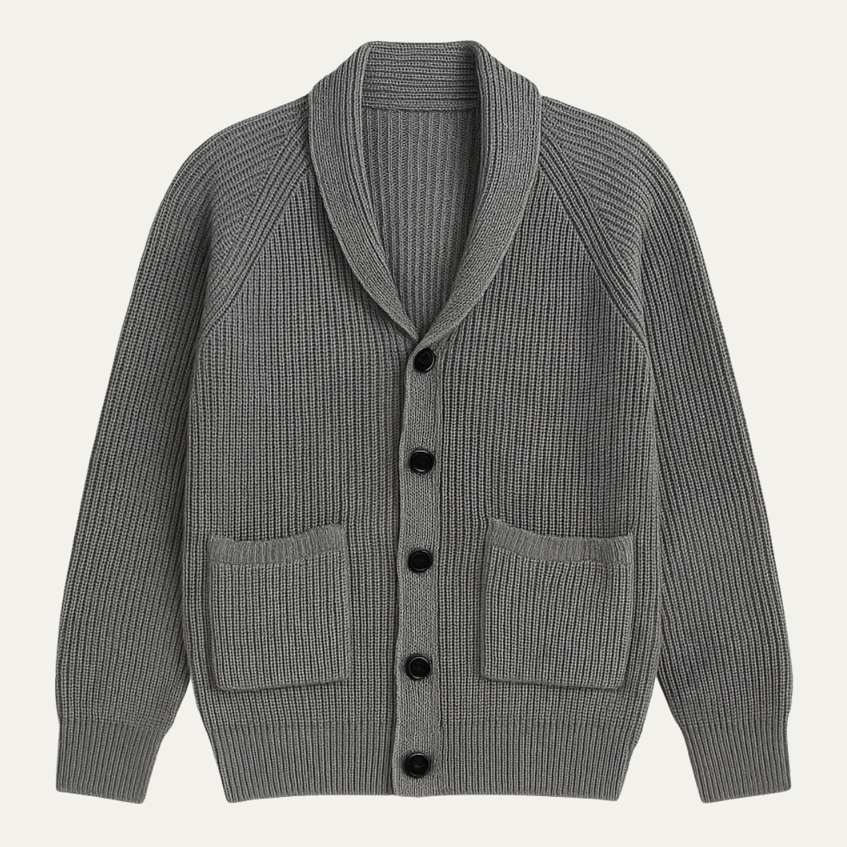 The Oxford Men’s Shawl Collar Knitted Button Up Cardigan