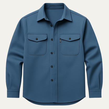 The Crossfield Men’s Modern Button Up Cotton Blend Shirt