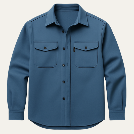 The Crossfield Men’s Modern Button Up Cotton Blend Shirt