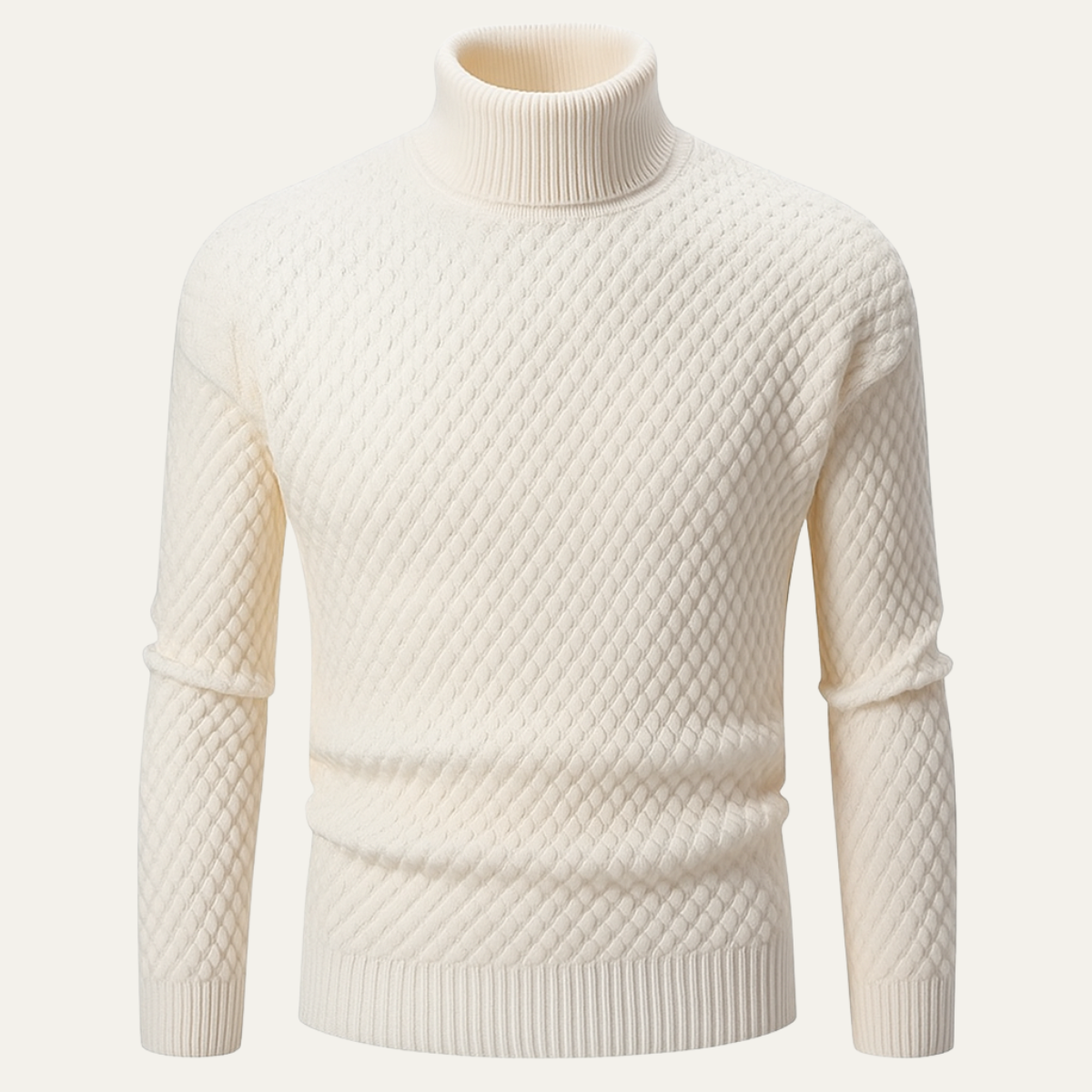 The Pineview Men’s Winter Warm Knit Turtleneck Sweater