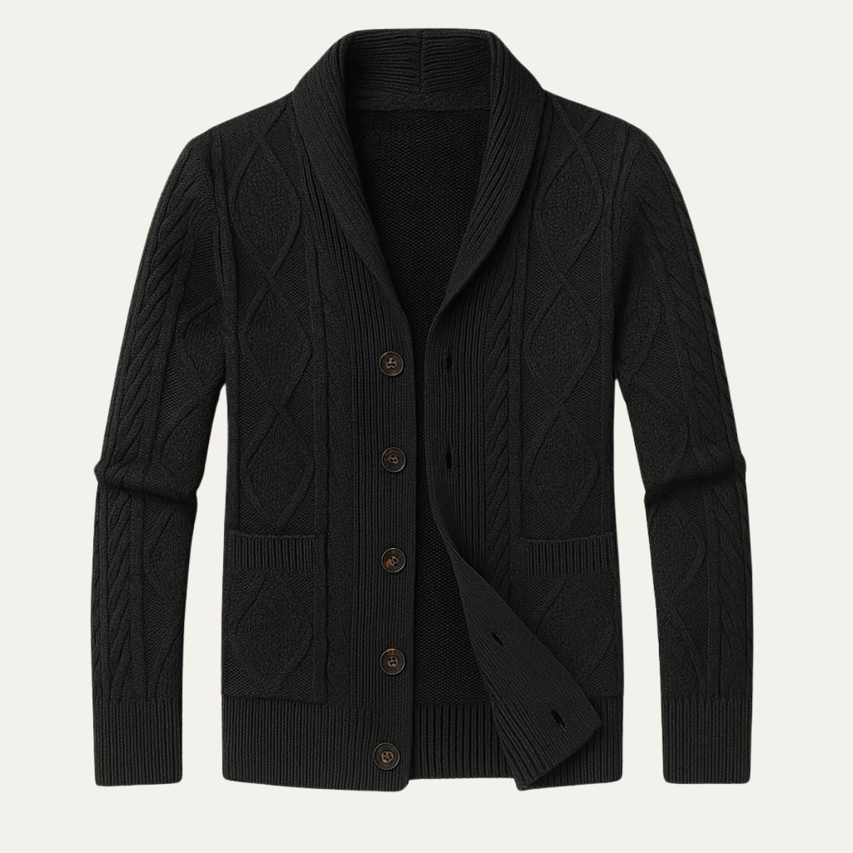 The Manchester 100% Cashmere Cardigan for Men