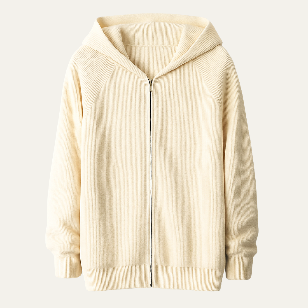 The Riva Garda Men’s Soft Luxury Merino Wool Zipped Sweater